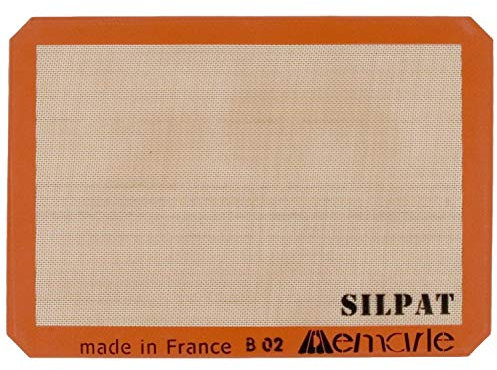 Silpat AE420295-07 Lot de 2 tapis de cuisson en silicone anti-adhésif de qualité supérieure 30 x 42 cm