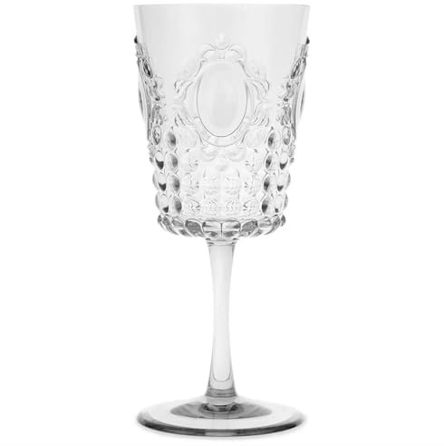 BACI MILANO set 6 Bicchieri Vino Baroque and Rock Trasparente