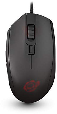Ratón Gaming Ozone Exon V30 - Mouse Gaming para Gamers Avanzados - Sensor óptico, 5000 dpi, Botones Programables, Ergonómico, Silencioso, Potente y Ágil en Cada transición, Negro