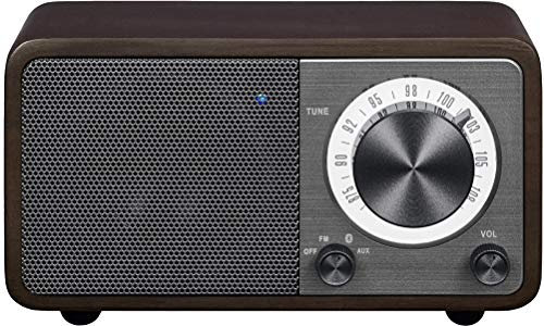 Sangean WR-7WL - Mini Altavoz Bluetooth con sintonizador FM y Entrada Auxiliar