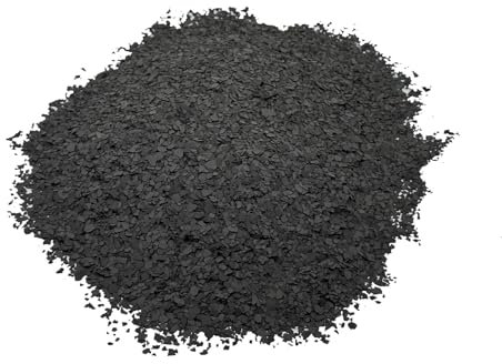 BEKATEQ Farbchips in Schwarz 1kg, Dekochips, Farbflocken für Epoxidharz Bodenbeschichtung, 1K & 2K PU Bodenfarbe, Alkydharz Betonfarben - Garagenböden, Keller, Wohnraum, Werkstatt BK-130