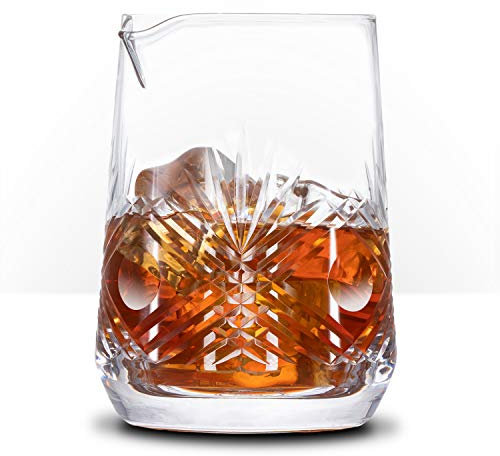 Piña Barware Nahtloses, handgeschnittenes Mischglas, 700 ml