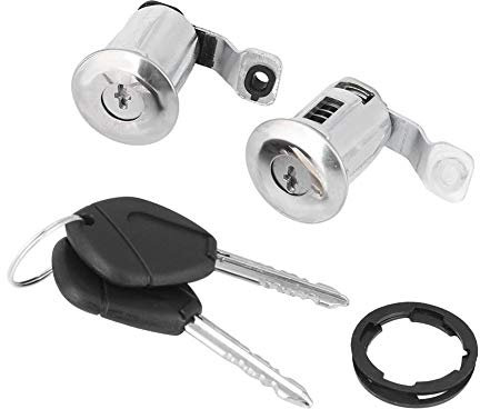 KSTE Barillet Serrure de Porte Ensemble Serrure avec 2 clés for Partner Citroen Xsara Berlingo