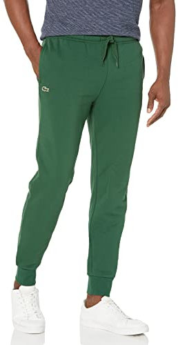 Lacoste Pantaloni da Jogging in Pile Tuta, Verde, XXXXL Uomo