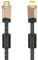 Hama Câble HDMI 2.0 B (Premium, HDMI, Cordon, 18 Gbit/s, 4K, HDR, Full Metal, Plaqué or, 3 m) noir/marron