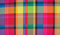 CRS Fur Fabrics 5056653809472 Baumwollstoff, 100% Popeline, Tartan, Madras, Karo, Regenbogen, 005, 1 m, 145 x 100 cm, Baumwolle, regenbogenfarben, 1MTR 145cmx100cm