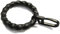 Gardinenringe, Vorhangringe mit Faltenhaken, schwarz Ø innen 28 außen Ø 38 mm, Kunststoff - verwendbar für Rohre und Gardinen Stangen Ø 16 mm - 20 mm (50 Stück)