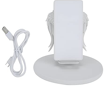 Kabellose Ladestation, USB Kabellose Ladestation Angel Wing- Typ-C Port für das Auto zu Hause