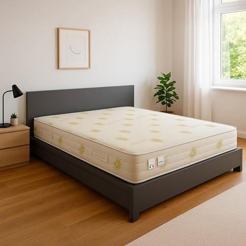 Baldiflex Emporio Materasso Memory Matrimoniale Duck, con Rivestimento in Aloe Vera, Misura 160x200x25 cm
