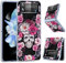 per Samsung Galaxy Z Flip 4 5G Cover Silicone Soft TPU Galaxy Z Flip 4 Leopardo Custodia Ultra Sottile Thin Z Flip 4 Slim Cases Transparente Smartphone Case per Samsung Z Flip 4 Handy 6,7