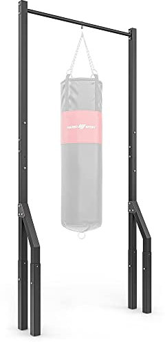 Marbo Sport Klimmzugstange mit Boxsackhalterung MO-Z1, OUTDOOR, stabile langlebige Konstruktion pulverbeschichtet, Tragfähigkeit bis 110kg, massive Metallprofile, MADE IN EU