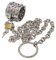 PQKuss Edelstahl Penisring Cockring mit Spikes Dicker CBT Hodenring Hodensack Ball Stretcher Hodenquetscher Extrem Anhänger SM Erotik Ball Torture Keuschheit Folter Sex Spielzeug(L)