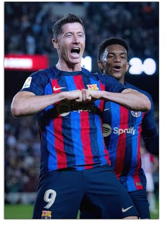 Displate - Metallposter - Magnet-Montage - FC Barcelona - Iconic Match Photos - Camp Nou 5 45 cm x 32 cm