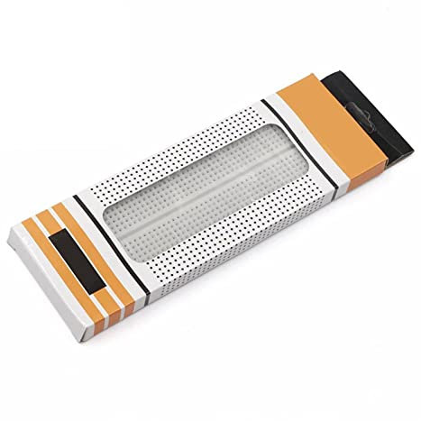 Placa de Pruebas de 830 Agujeros, 10 Piezas Ampliables para Circuitos sin Soldadura de Placas de Pruebas de Proyectos Electrónicos de Bricolaje