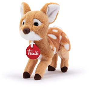 Trudi Trudino Faon Animaux du Parc du Stelvio et du Brenta. Cadeau en Peluche. Animaux de la forêt | 8x16x14cm Taille XS | Park Collection | modèle 51342
