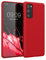 kwmobile Hülle kompatibel mit Samsung Galaxy S20 FE Hülle - weiches TPU Silikon Case - Cover geeignet für kabelloses Laden - Klassisch Rot