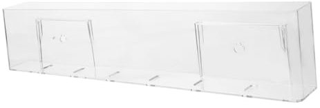 Zerodeko custodie cd portacd espositore per pittura espositore porta CD arredamento retrò arredamento d'epoca porta CD per uso domestico supporto per dvd da tavolo scrivania Acrilico Clip