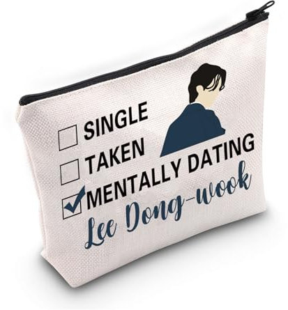 PYOUL Kdrama Lover Gift Mental Dating Lee Dong-W Make-up-Tasche Lee Dong-W Fan Kosmetiktasche Lee Dong-W Merch, Dating Lee Dong-w Tasche