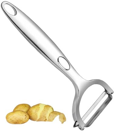 éplucheur légumes,Éplucheur Multifonction en Acier Inoxydable,éplucheur légumes,éplucheur en Forme de Y pour éplucher, pour Pommes de Terre, Carottes, Concombres, Tomates