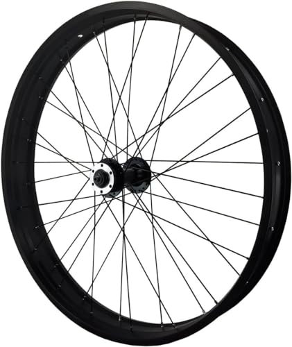 Fat Bicycle Wheel 20/26 Zoll Scheibenbremse Schnellspanner 32/36 Löcher Snowbike-Rad Aluminiumlegierung 2 Lagernabe, Vorderrad, 20''