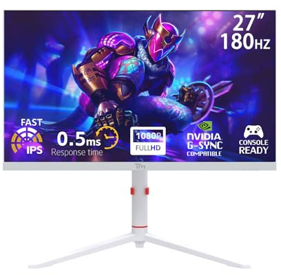 Twisted Minds Artic Pro Series 27 FHD Gaming-Monitor - 180Hz - 1920x1080-0,5ms - Fast IPS - Weiß