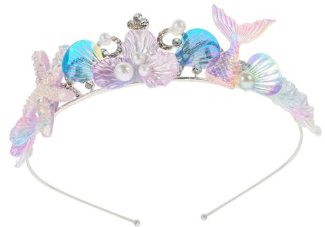 PAMINGONO Muschel Meerjungfrau Haarband Für Kostümpartys Elegantes Stirnband Mit Muschel Design Ideal Für Karneval Geburtstagsfeiern Oder Meerjungfrau Kopfschmuck