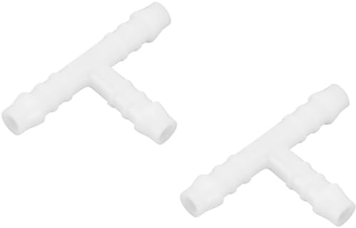 cyclingcolors 2x raccord de durite droit en T diamètre 3mm connecteur tube tuyau carburant essence tracteur tondeuse voiture