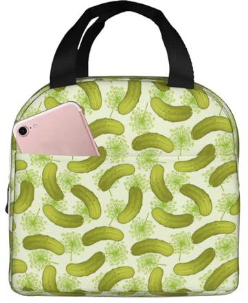 Isolierte Bento-Tasche mit Sushi-Dill-Aufdruck, Aluminiumfolie, verdickt, wasserabweisend, Lunchtasche