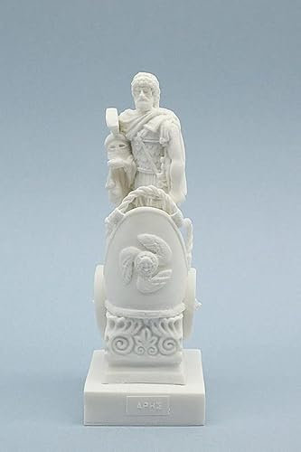 Ares God Statue, antike, griechisch-römische Mythologie, Skulptur, 16 cm