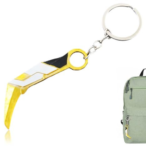 PYAIOVR Llavero Valorant fabricado en modelo de arma Valorant, llavero para llaves, teléfonos móviles, decoración de mochila,C