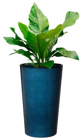 Gardening Naturally Recycled Ceramic-Effect Plant Pot – Frost-Proof and Ideal for Indoor & Outdoor Use, 55cm x 40cm By Flowersea (Blue)