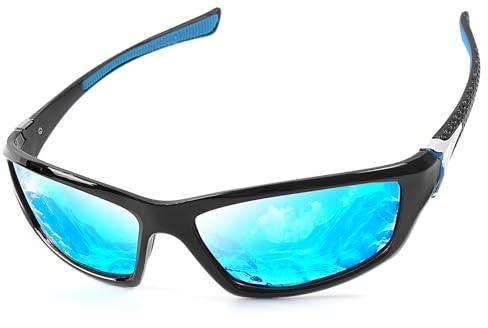 gzerma Sonnenbrille Herren Damen Polarisiert UV400 Sportbrille Fahrradbrille Leicht Windschutz für Radfahren Laufen Angeln Fahren Outdoor Sport