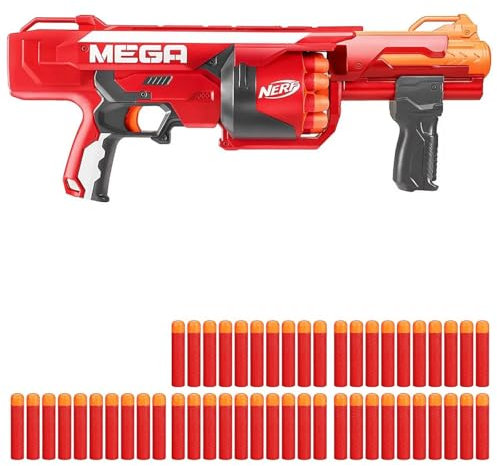 NERF - N-Strike Elite Mega RotoFury - Spielzeugblaster inkl. 10 Darts & 50 Extra-Darts