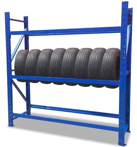 Reifenständer felgenregal felgenhalter Hochleistungs Reifenlagerregal, 3 Stufiger Großer Autoreifen Ausstellungsständer, Ersatzreifenhalter Für Sattelschlepper Für Garage/ Geschäft/ Werkstatt(Load 350