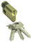 Tesa 3010106-5030-panique Cylindre de serrure (70 x 10 mm)