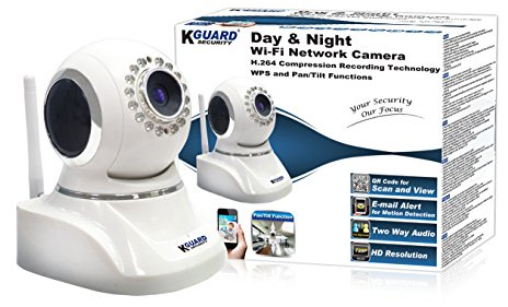 KGUARD QRT-301 PanTilt IP Camera Indoor IP Security Camera Box 1280 x 720 Pixels – Surveillance Camera (IP Security Camera, Indoor, Wired and Wireless, Box, White, 0.5 LX)