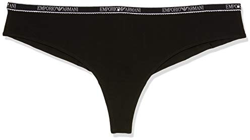 Emporio Armani Underwear Damen 162948CC235 Slip, Schwarz (Nero 00020), 40 (Herstellergröße: L)