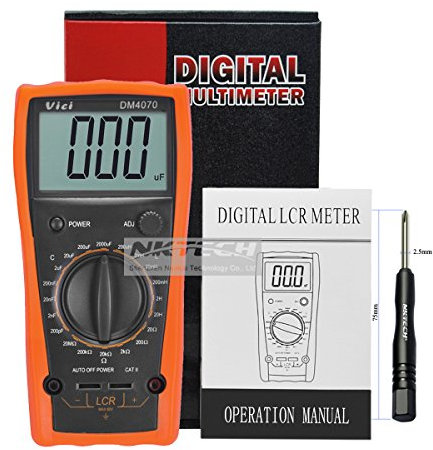 NKTECH VICI DM4070 Multimetro Digitale LCR Meter 3 1/2 20 H 2000uF 20 MΩ Resistenza Autoscarica Capacità Induttanza Tester Con TL-1 Cacciavite