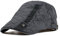 Adantico Herren Baumwolle Schirmmützen Beret Cap (Grau)