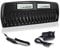 Palobatteryuk NC31 CITYORK 16 Bays/Slots Smart Battery Charger,AA,AAA,Ni-MH,Ni-CD Rechargeable Batteries Charger with Intelligent LCD Display & Discharging and Built-in IC Protection,Black