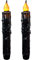 CVHOMEDECO. Real Wax Hand Dipped Battery Operated LED Timer Taper Candles Country Primitive Flameless Lights Décor, 6.75 Inch, Matt Black, 2 PCS in a Package