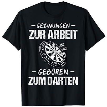 Dart Lustig Darts Outfit Dartspieler Trikot Arbeit Geschenk T-Shirt