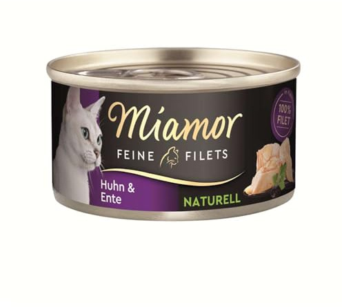 Miamor Feine Filets Naturell Huhn & Ente | 24x 80g