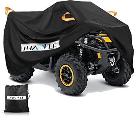 HAYCOVER ATV Cover Waterproof Heavy Duty XXXL 102 Inches 300D Oxford Cloth Quad ATC 4 Wheeler Rain Cover All Weather for Polaris Sportsman Yamaha Honda Kawasaki Quad Bike(102 * 48 * 48 Inch)