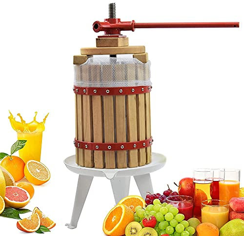 MNSRRN Vintage Korb Obst Zellstoff Juicer, Wein Apfelwein Squeeze Rückstände Saft Trennung Apple Quetschen Waben Squeeze Honig Safter