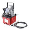 SHZICMY 700Bar Elektrische Hydraulikpumpe, Manuelles Ventil, 750W, Rot, Auto, LKW, Anhänger, Bus, Van, Geländewagen, Hydraulikpumpe, Hydraulikheber