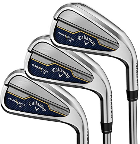 Callaway Golf 2023 Paradym X Iron Set (Left Hand, Steel Shaft, Regular Flex, 6 Iron - PW)