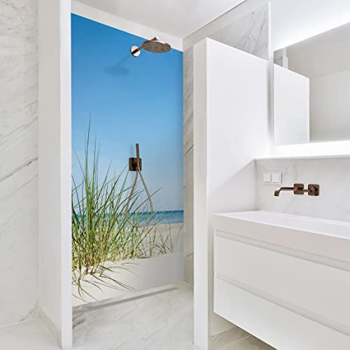 Bilderwelten Duschrückwand Folie 210x80 cm Ostseeküste Bad-Rückwand Motiv fugenlose Wandverkleidung Dusche