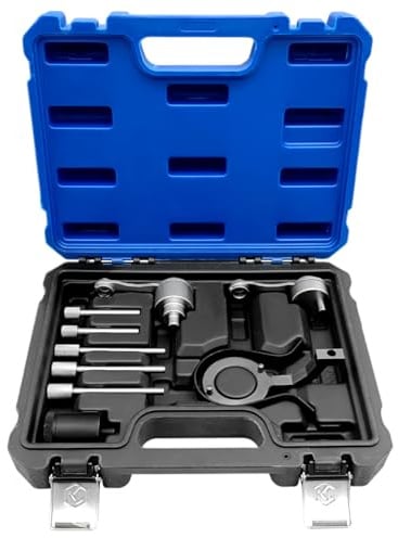 ZKTOOL Motor Steuerzeiten Werkzeug Für Land Rover Jaguar 2.7 3.0 5.0 | Passend Für Range Rover V6 306DT Dieselmotor, Nockenwellen Und Schwungrad Arretierwerkzeug, OEM 303-1116 303-1117