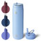 bottlebottle BOTTLE BOTTLE Isolierte Wasserflasche Edelstahl 32oz(946ml) mit Strohhalm Griff für Sport, Reisen, Fitnessstudio, doppelwandig auslaufsicher, BPA-frei (Baby Blau)